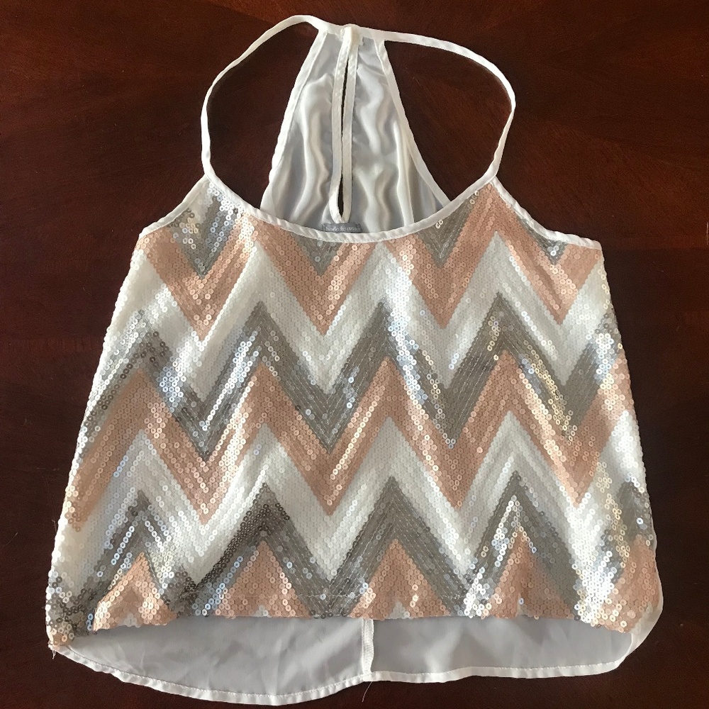 Forever 21 Sequin Crop Top